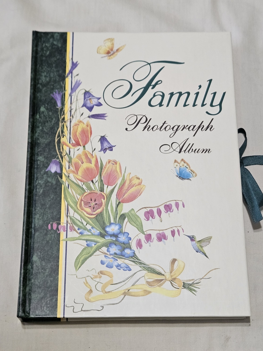 1997 Family Photograph Album - Floral White Cover